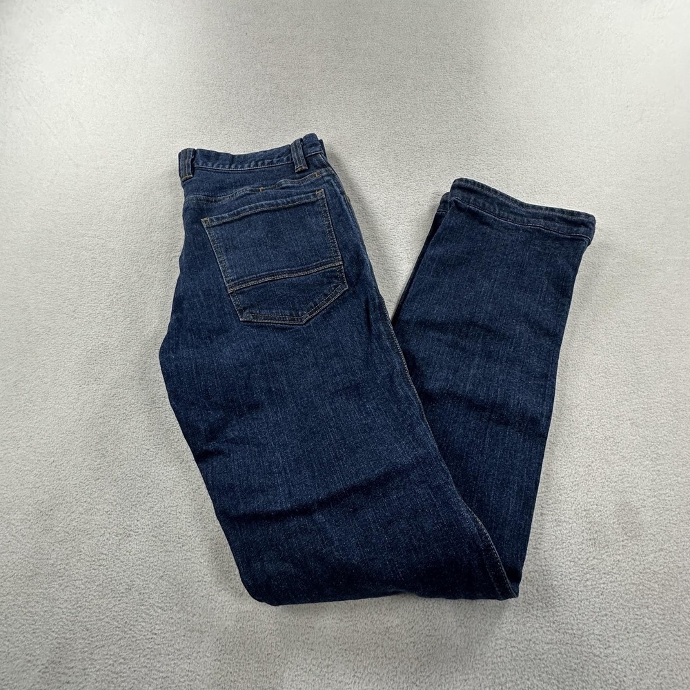 Triple Aught Design Jeans Mens 32 Blue TD Intercept Straight Denim Dark Wash TAD